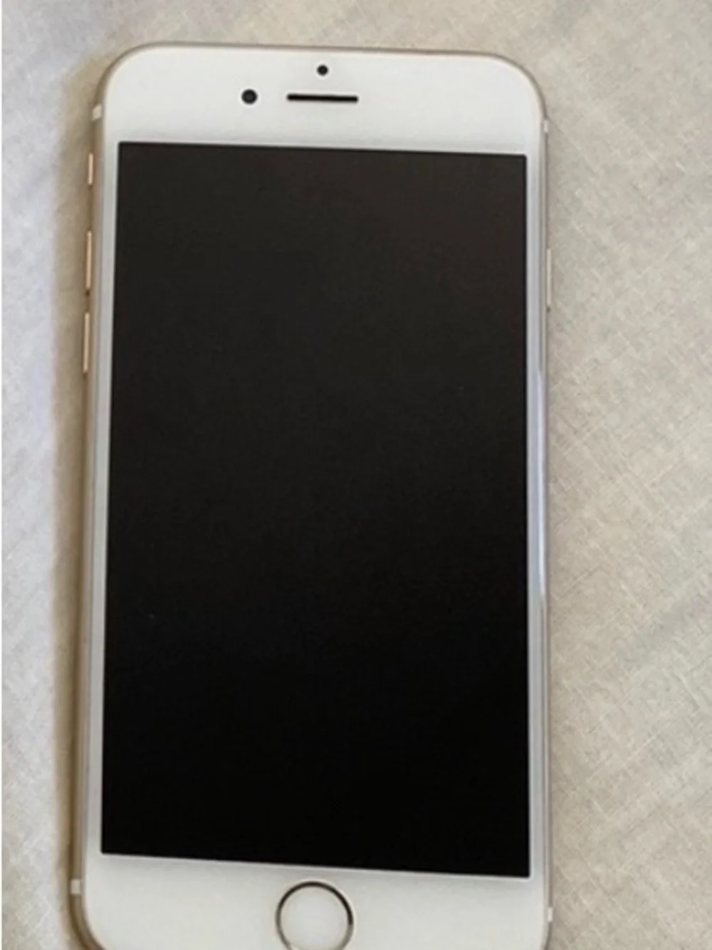 Apple iPhone 6 White Front with Gold Frame